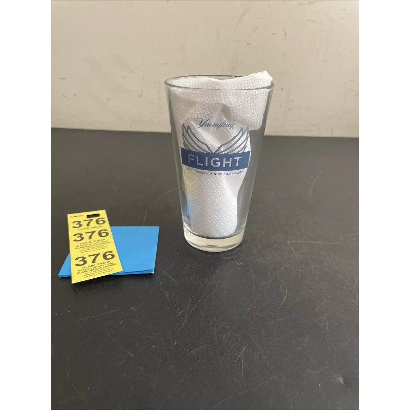 Yuengling Beer Glass 12 Oz Flight US Oldest Brewery Dual