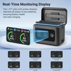 Battery Charger for Insta360 X5, Smart Fast Charge Case for