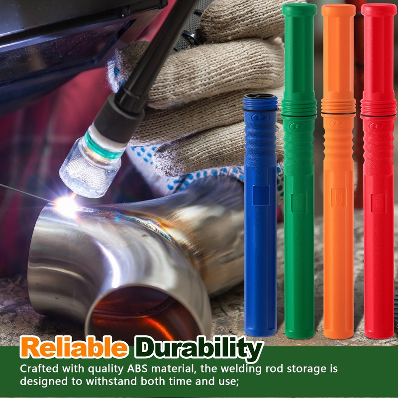 Tandefio 4 Pcs Welding Rod Storage Tube 40 Inch Tig