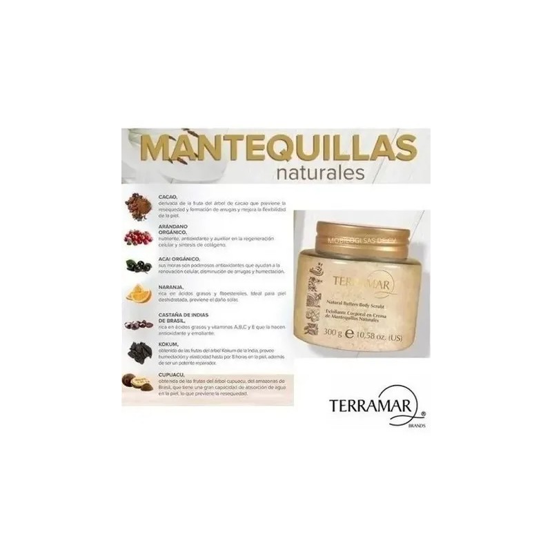 Exfoliante Corporal En Crema Mantequillas Naturales Terramar
