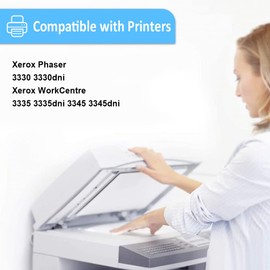 Compatible Drum Cartridge 3330 3335 3345 Extra High Capacity 30,000 Pages for Xerox Phaser 3330 3330dni WorkCentre 3335 3335dni 3345 3345dni Laser Printers 101R00555 (Drum Unit, Black)