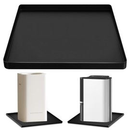 CIEOVO Dehumidifie Drain Pan Silicone Mat, Non-Slip Leak De humidifier Tray Soft Bottom Pad Portable Dehumidifier Silicone Mat with Raised Edge Drip Mat for Floor Protector 23.62"X19.68"