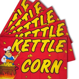 5-Pack of NEOPlex"Kettle Corn" 3' x 5' Flag