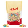 Neon Sour Gummy Worms | 2-Pound Pack | Assorted Fruit