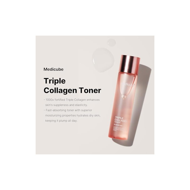 Medicube TRIPLE COLLAGEN Toner 4.0, 140 ml - Facial Toner
