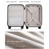 LUGGEX Carry On Luggage 22x14x9 Airline Approved, Expandable Polycarbonate Suitcase