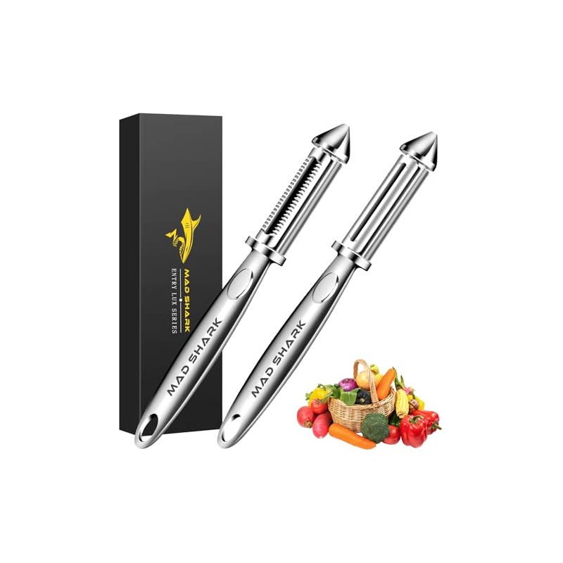 MAD SHARK Ultra Sharp Gemüseschäler für die Küche - 10