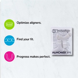 Invisalign Munchies EPS Aligner and Retainer Tray Seaters, Aligner Chewies (Pack of 2) (Pink)