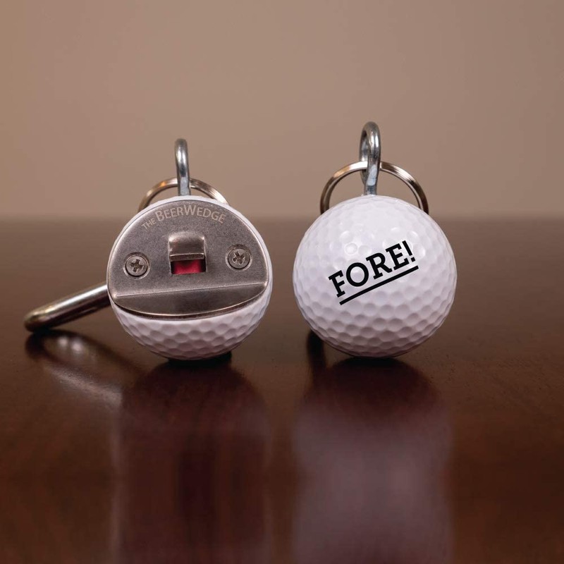 Golf Novelty Gift, Bottle Opener from real Golf Ball, Unique