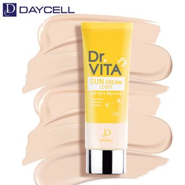 Daycell Dr. Vita Vitamin Sun Cream Cover 60g Beige Tone Natural / 데이셀 닥터비타 비타민 선크림 커버 60g 베이지톤 자연스러운