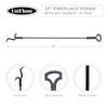 Uniflame, P-1009, 37" Black Poker With Key Handle