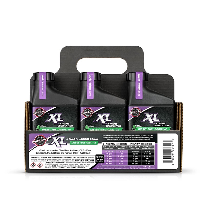 Opti-Lube XL Xtreme Lubricant Diesel Fuel Additive: 8oz Bottles (6