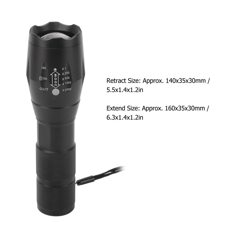 850nm IR Flashlight Infrared Torch Zoomable Night Vision Camera Supplementary