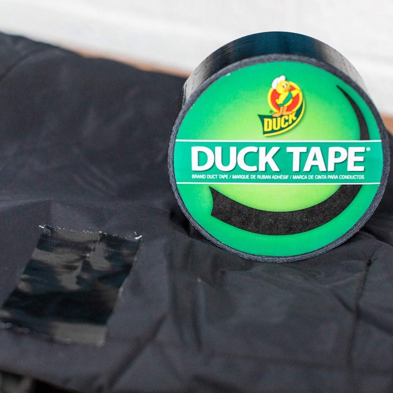 Duck Tape Solid Colours Black. Repair, craft, personalise, decorate and
