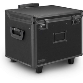 Vaultz Locking Mobile File Chest, Letter/Legal Files, 17.5" X 15.5" X 14.5", Black