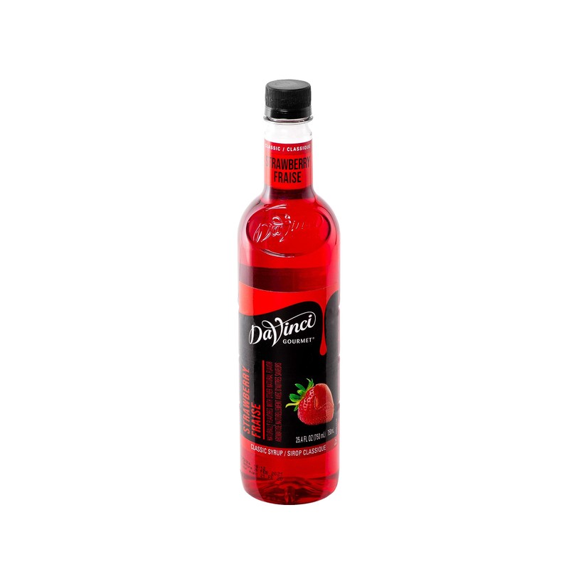 DaVinci Gourmet Classic Strawberry Syrup, 25.4 Fluid Ounces (Pack of