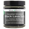 Viva Doria Hawaiian Smoked Black Lava Sea Salt, Fine Grain,