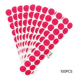 RLSYM 200Pcs Tamper Evident Security Labels Diameter 1 inch Rounds Red No Transfer No Damage to Protected Item Tamper Proof Stickers Safety Torn up Invalid Seals Tape (Red)
