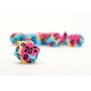 FanRoll 16mm Pride Sharp Edge Silicone Rubber Poly Dice Set: