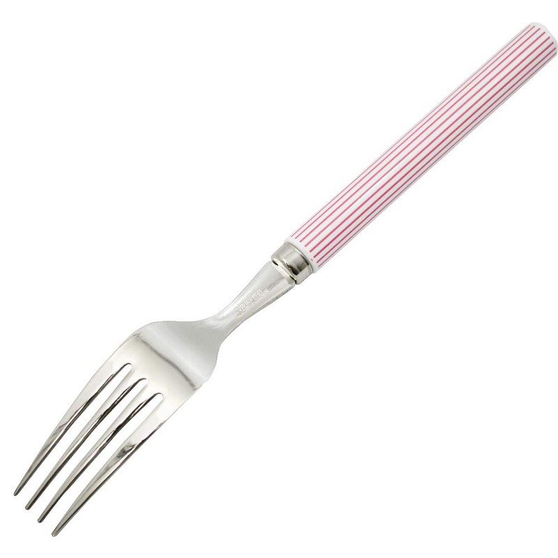 Kai FA5172 KAI Fork, Large, Striped Pattern, Made in Japan