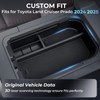 Double Layer Center Console Organizer for Toyota Land Cruiser Prado