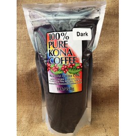 100% Kona Coffee, Dark Roast, Ground - 1 Pound