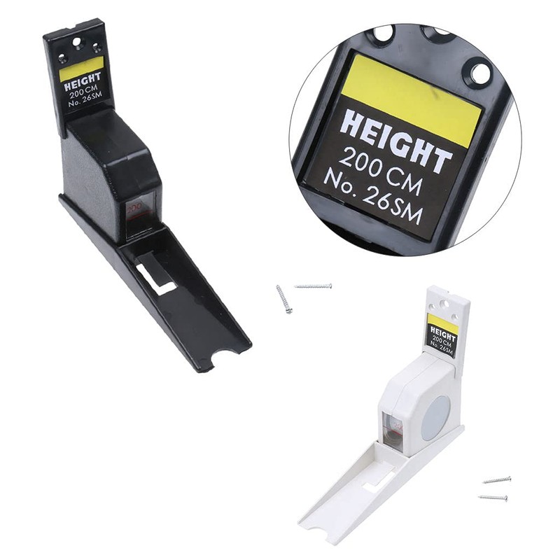 Home Wall Mounted Stature Meter Height Measure Tape Ruler 2M
