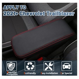 Ruiya 2025 Trailblazer Armrest Cover for Chevy Trailblazer 2026 Accessories Armrest Lid Cover Cushion Compatible with 2021 2022 2023 2024 2025 2026 Chevy Trailblazer RS/LS/LT/Activ