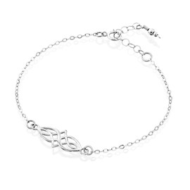 Tooliks - Sterling Silver Celtic Knot Bracelet - Designer Handmade Bracelet Length 6.5 inch + 1 inch Extender (sterling silver)