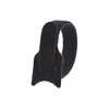 Secure 6 Inch Black Hook and Loop Tie Wrap -