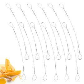 12 Pcs Cheese Slicer Wire Cheese Slicer for Block Cheeses,Cheeses Cutter Wire Slicers Kit Replacement Wires Kit Stainless Steel Butter Cutter for Block and Marble Butter