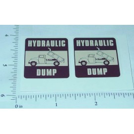 Tonka Bronze Hydraulic Dump Truck Sticker Pair TK-042