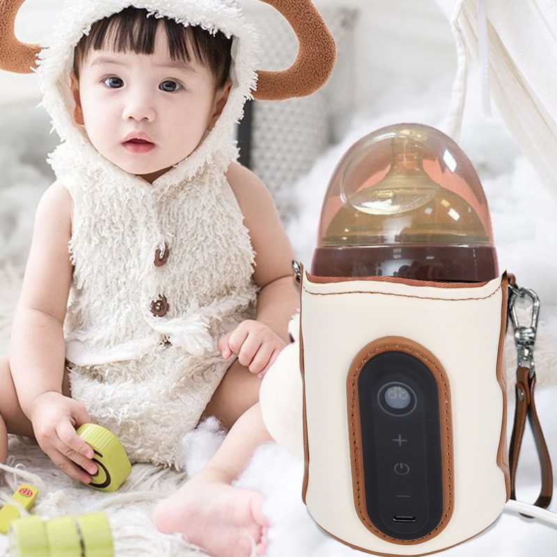 Bottle Warmer Bag 26 Levels USB Milk Bottle Heating Bag