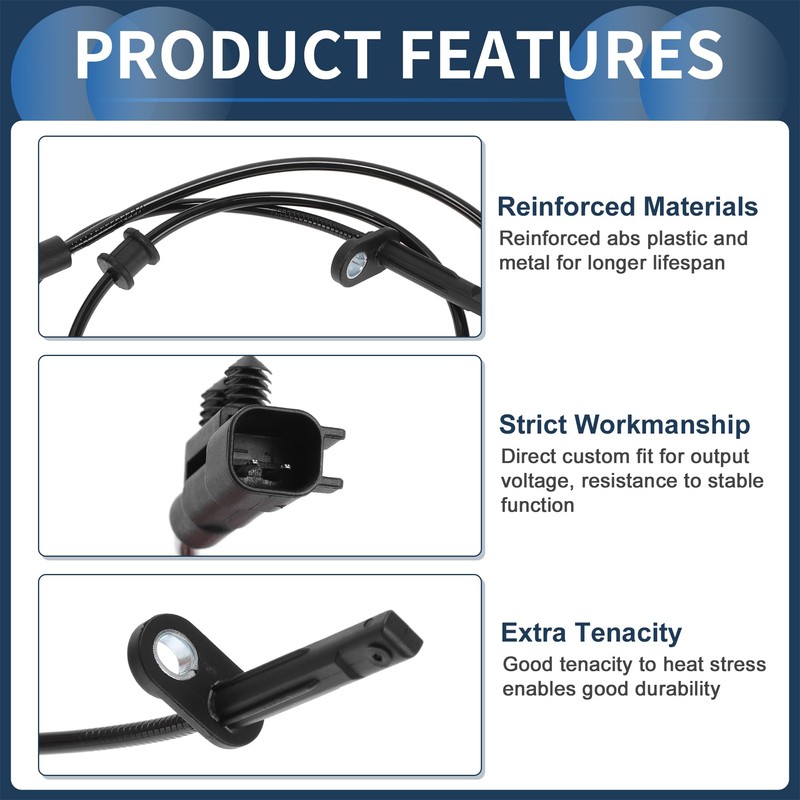 INFINAUTO ABS Raddrehzahlsensor vorne links rechts ABS Sensor Antiblockiersystem Sensor