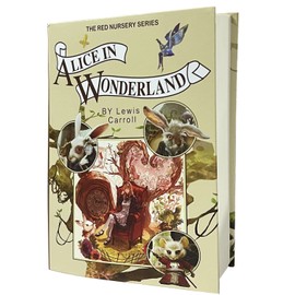 Real Paper Diversion Book Safe Storage Box, Dictionary Secret Safe Can with Security Combination Lock, Diversion Book Hidden Safe (Alice, Combination)