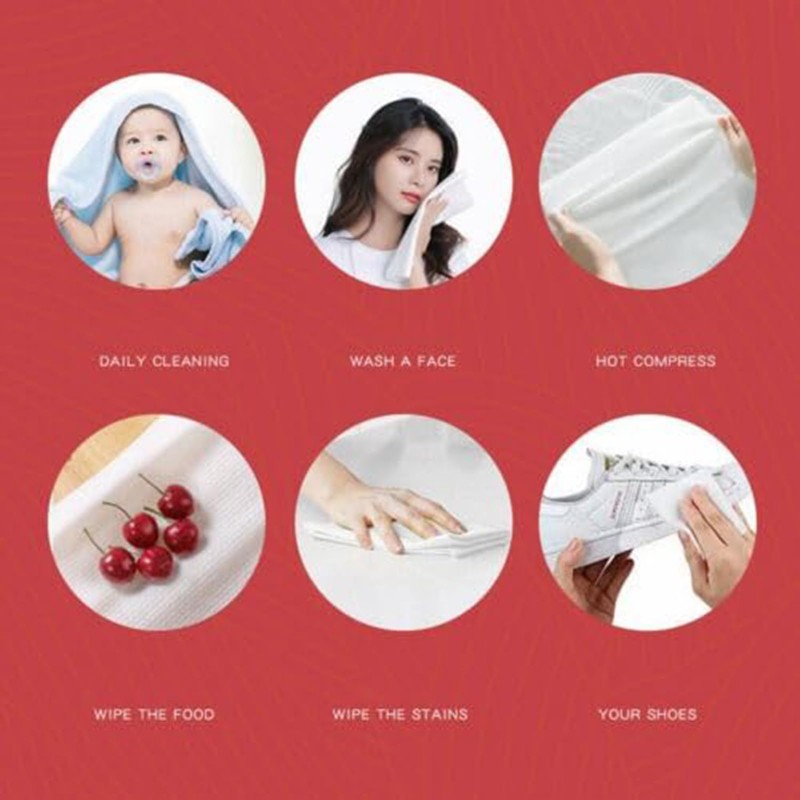 Compressed Towels Tablets, Compressed Towels for Face, High Absorption Cotton