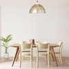 10' Diameter Natural Shell Lampshade Pendant - Great for Bedrooms,