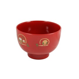 Masawa 73542 Miyako Soup Bowl Vermilion Owl