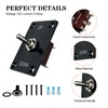 Momentary Toggle Switch, SPDT 3 Pin (ON)-Off-(ON) Toggle Switch, 12V