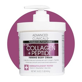 Advanced Clinicals Loción Corporal E Hidratante Facial Con Péptidos De Colágeno Loción De Colágeno Con Péptidos Para Mujeres Y Hombres Que Ayuda A Mej