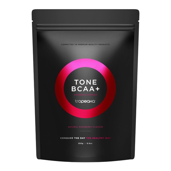 Tropeaka Tone BCAA+ - Natural Raspberry Flavour - 250gm