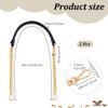 UNICRAFTALE 2Pcs Purse Chain 23 Inch Pu Leather Bag Chains