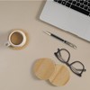 YONGHEE Absorbent Coasters Set of 6, Desert-Like Patterns Natural Sandstone