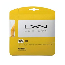 Luxilon 4G Polymer - 125/16 Gauge Polyester (Poly) Tennis Racquet String 8-Pack (8 Sets Per Order)