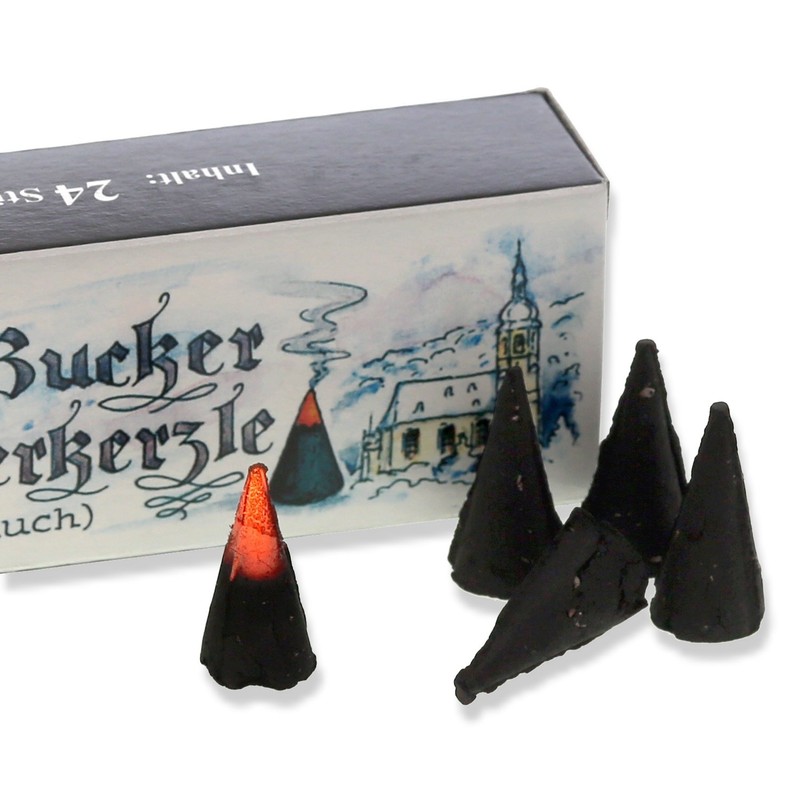 Bockauer Räucherkerzen Erzgebirgische Aecht Bucker Raacherkerzle - Real, Incense Fragrance: