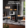 AIRMSEN 14-Cup Programmable Drip Coffee Maker – 1000W Fast Brewing