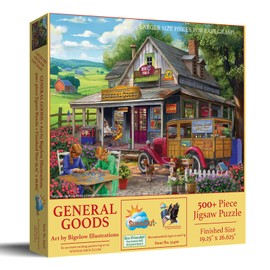 SUNSOUT INC - General Goods - 500 pc Large Piece Jigsaw Puzzle by Artist: Bigelow Illustrations - MPN # 31420