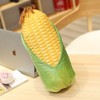 Tikwisdom Simulation corn cob plush pillow, 3D simulation green corn,