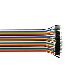 kabelmeister - Jumper Wire/Wire Bridge Cable - Male to Female - Set of 3-40 cm - 40 pin separable wires for Arduino, Raspberry Pi, Banana Pi, Breadboad, Breadboard etc.