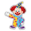 Cartoon Clown Window Truck Car Bumper Sticker Decal 4'' x 5''